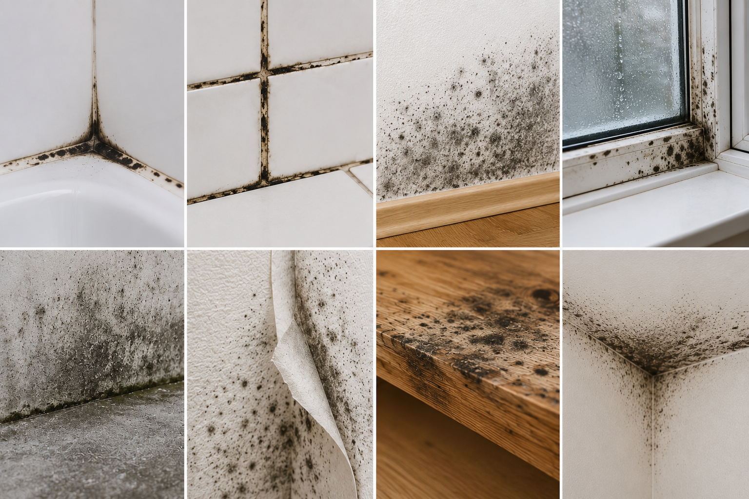 Schimmel auf verschiedenen Materialien entfernen – Worauf Sie achten sollten